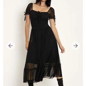 Blackmilk Black Tea Party Dress - Limited